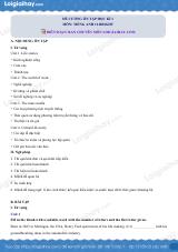 Đề cương ôn tập HK1 tiếng Anh 12 bright có đáp án